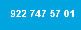 922 747 57 01 922 747 57 01